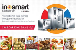 İnoksan will attand 27th Anfas Hotel Equipment Fair between January 13-16 in Antalya with Turkey's first domestic combi oven - İnosmart.