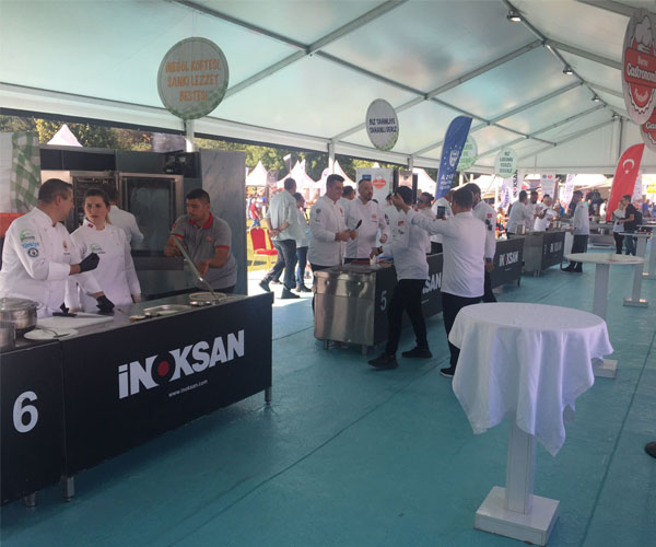 İnoksan, 2. Bursa Gastronomi Festivali'nde Mutfak Sponsoru Olarak Yer Aldı.