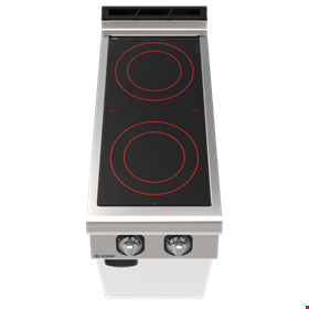 9KE11 - 1/2 Modül Seran Camlı Elektrikli Ocak