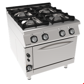 9KG23 -  Gazlı Tam Modül Fırınlı Kuzine