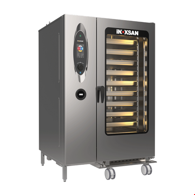 FBG 40T - İnosmart Gazlı Dokunmatik Kombi Fırın GN 1/1 40 Tepsi 