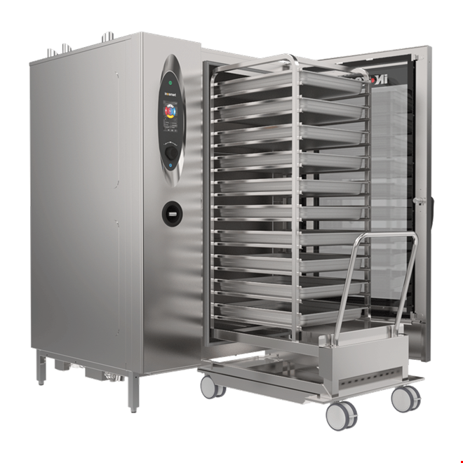 FBG 40T - İnosmart Gazlı Dokunmatik Kombi Fırın GN 1/1 40 Tepsi 