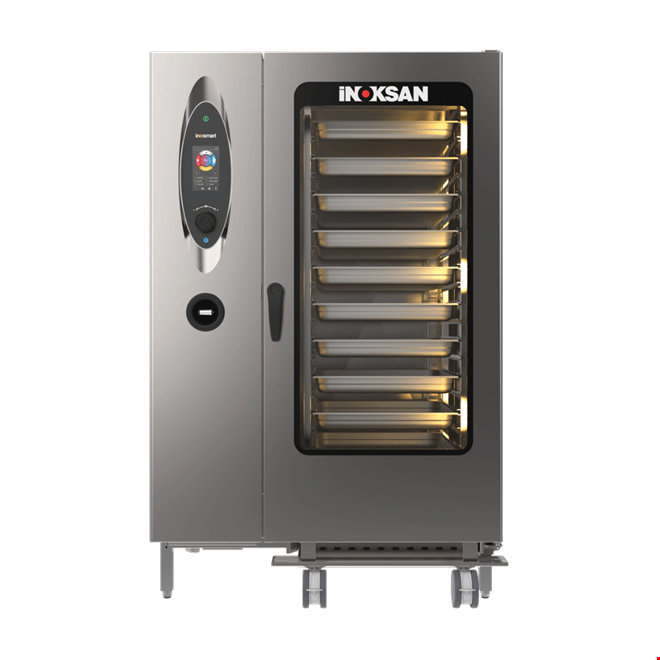 FBG 40T - İnosmart Gazlı Dokunmatik Kombi Fırın GN 1/1 40 Tepsi 