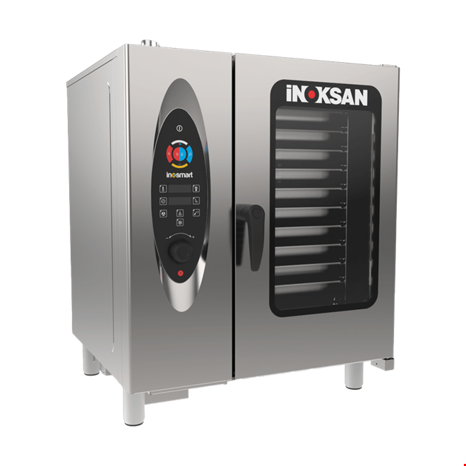 FBE 10 - İnosmart Elektrikli Kombi Fırın GN 1/1 10 Tepsi 