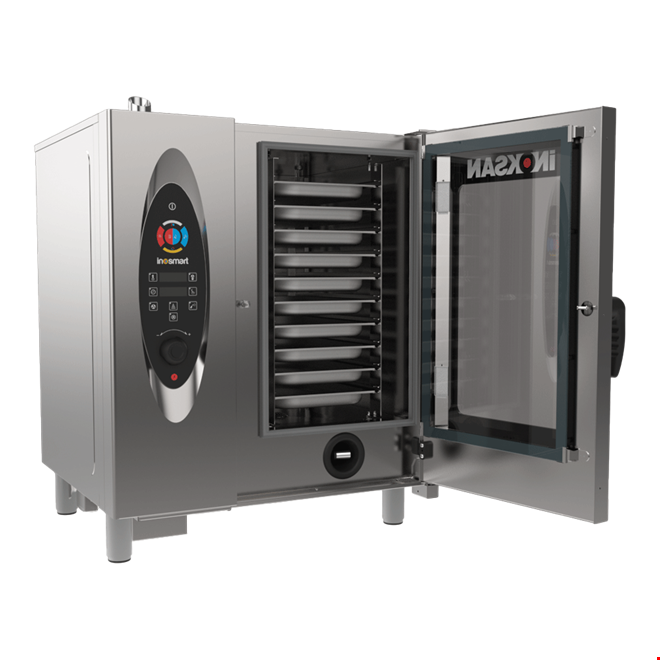 FBE 10 - İnosmart Elektrikli Kombi Fırın GN 1/1 10 Tepsi 