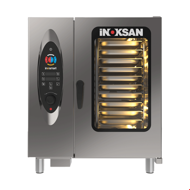 FBE 10 - İnosmart Elektrikli Kombi Fırın GN 1/1 10 Tepsi 