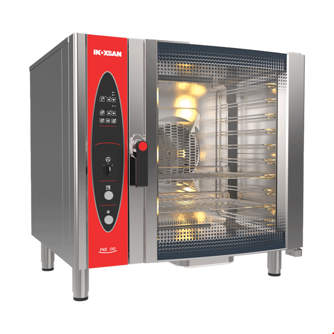 FKE 010 - Konveksiyonlu Elektrikli Fırın GN 1/1 10 Tepsi