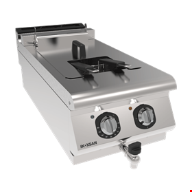 9FE10S-S - ½ Modül Elektrikli Setüstü Ekonomik Fritöz