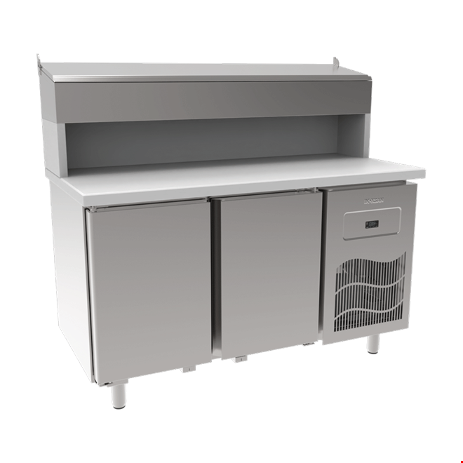 SGP140S - Polyethylene Top 2 Doors Pizza Refrigeretor