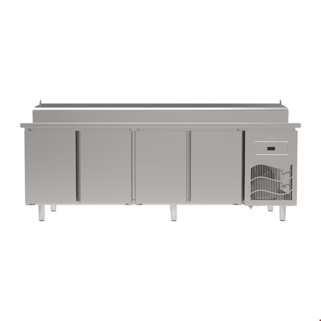 SGT240S - Stainless Steel Top Table 4 Door Pizza Units