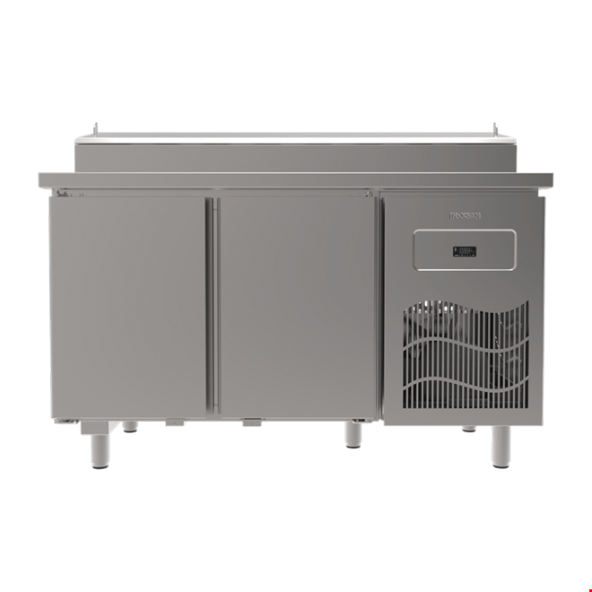 SGT140RS - Stainless Steel Top Table 2 Door Pizza Refrigeretor