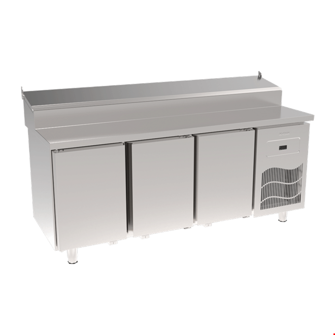 SGT190RS - Stainless Steel Top Table 3 Door Pizza Refrigeretor