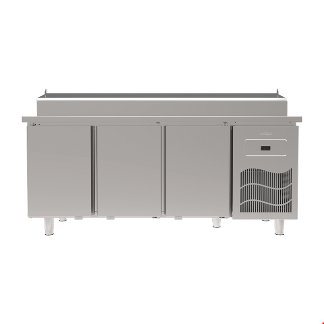 SGT190RS - Stainless Steel Top Table 3 Door Pizza Refrigeretor