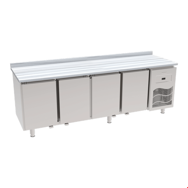 SBM246RS - Mermer Tablalı 4 Kapılı Tezgah Tipi Buzdolabı