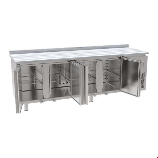 SBM246RS - Mermer Tablalı 4 Kapılı Tezgah Tipi Buzdolabı