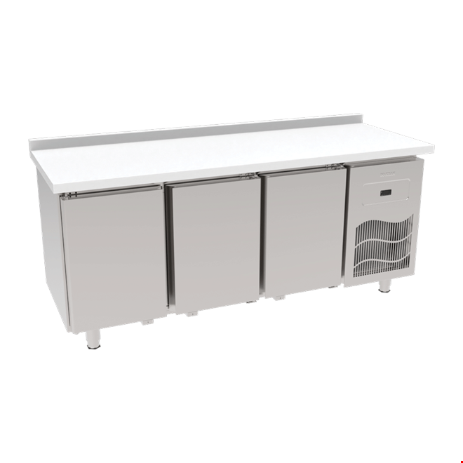 SBP190S - Polietilen Tablalı 3 Kapılı Tezgah Tipi Buzdolabı