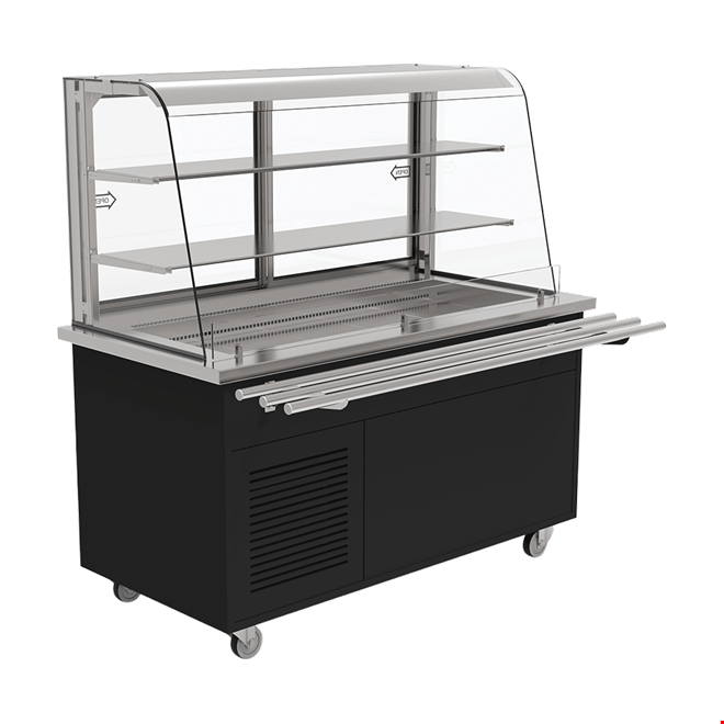 GV4 - Cold Display Unit, Open Front, 2 Shelves